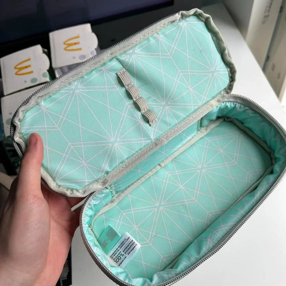 Silver Reflective Star Makeup / Pencil Case